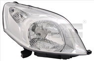 TYC FIAT FIORINO II 2007-NOW HEADLIGHT LEFT SIDE ELECTRIC WITH H4 MOTOR - Front Headlight