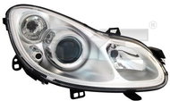 TYC SMARTM FORTWO II 2007-NOW HEADLIGHT LEFT SIDE ELECTRIC WITH H7 / H7 MOTOR - Front Headlight