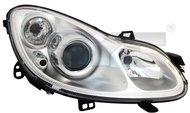 TYC SMARTM FORTWO II 2007-NOW HEADLIGHT RIGHT SIDE ELECTRIC WITH H7 / H7 MOTOR - Front Headlight