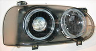 TYC VW GOLF III 1991-1999 HEADLIGHT SET RIGHT SIDE + LEFT SIDE ELECTRIC WITHOUT MOTOR SMOKE - Front Headlight