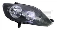 TYC VW GOLF PL 2009-2013 HEADLIGHT LEFT SIDE ELECTRIC WITH MOTOR WITH DAYTIME RUNNING LIGHT H7 / H15 - Front Headlight