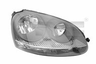 TYC VW GOLF V 2003-2009 HEADLIGHT LEFT SIDE ELECTRIC WITH MOTOR GRAY H7 / H7 - Front Headlight