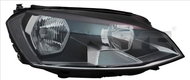 TYC VW GOLF VII 2012-2017 HEADLIGHT LEFT SIDE ELECTRIC WITH MOTOR WITH DAYTIME RUNNING LIGHT H7 / H1 - Front Headlight