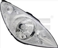 TYC HYUNDAI I20 I 2008-2012 HEADLAMP ASSY RIGHT SIDE ELECTRIC WITH H4 MOTOR - Front Headlight