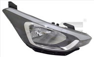 TYC HYUNDAI I20 II 2014-NOW HEADLIGHT LEFT SIDE ELECTRIC WITHOUT MOTOR H4 - Front Headlight