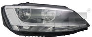 TYC VW JETTA IV 2009-NOW HEADLIGHT LEFT SIDE ELECTRIC WITH H7 / H7 MOTOR - Front Headlight