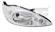 TYC FORD KA II 2008-NOW HEADLIGHT LEFT SIDE ELECTRIC WITH H4 MOTOR - Front Headlight