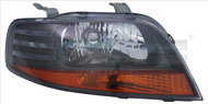 TYC CHEVROLET KALOS 2005-NOW HEADLIGHT HB LEFT SIDE ELECTRIC WITHOUT MOTOR BLACK H4 - Front Headlight