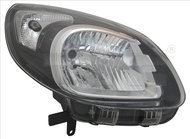 TYC RENAULT KANGOO II 2013-NOW HEADLIGHT LEFT SIDE ELECTRIC WITHOUT MOTOR BLACK H4 - Front Headlight