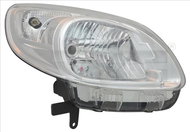 TYC RENAULT KANGOO II 2013-NOW HEADLIGHT LEFT SIDE ELECTRIC WITHOUT MOTOR CHROME H4 - Front Headlight