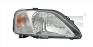 TYC DACIA LOGAN I 2004-2008 HEADLIGHT RIGHT SIDE CABLE W / O CABLE ADJUSTER H4 - Front Headlight