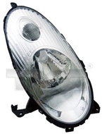 TYC NISSAN MICRA III 2002-2007 HEADLIGHT LEFT SIDE ELECTRIC WITHOUT MOTOR CHROME H4 - Front Headlight