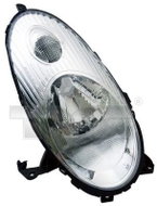 TYC NISSAN MICRA III 2002-2007 HEADLIGHT RIGHT SIDE ELECTRIC WITHOUT MOTOR CHROME H4 - Front Headlight