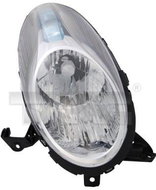 TYC NISSAN MICRA III 2007-2010 HEADLIGHT RIGHT SIDE ELECTRIC WITH H4 MOTOR - Front Headlight