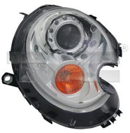 TYC MINI MINI R55 / R56 / R57 / R58 / R59 2006-2014 HEADLIGHT RIGHT SIDE ELECTRIC WITH CHRO MOTOR - Front Headlight