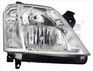 TYC OPEL MERIVA A 2003-2010 HEADLIGHT RIGHT SIDE ELECTRIC WITHOUT MOTOR H1 / H7 - Front Headlight