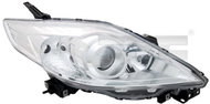 TYC MAZDA 5 I 2008-NOW HEADLIGHT LEFT SIDE ELECTRIC WITH CHROME MOTOR H7 / HB3 - Front Headlight