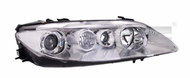 TYC MAZDA 6 I 2002-2005 HEADLIGHT LEFT SIDE ELECTRIC WITH MOTOR WITH CHROME FOG LIGHT H1 / H1 - Front Headlight