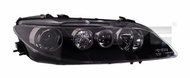 TYC MAZDA 6 I 2005-2008 HEADLIGHT RIGHT SIDE ELECTRIC WITH MOTOR BLACK H1 / H1 - Front Headlight