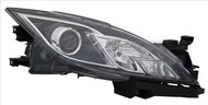 TYC MAZDA 6 II 2007-2010 HEADLIGHT RIGHT SIDE ELECTRIC WITHOUT MOTOR H9 / H11 - Front Headlight