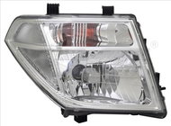 TYC NISSAN NAVARA I 2004-2007 HEADLIGHT LEFT SIDE ELECTRIC WITH H4 MOTOR - Front Headlight