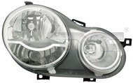 TYC VW POLO IV 2001-2005 HEADLIGHT LEFT SIDE ELECTRIC WITH MOTOR V-SYSTEM H1 / H7 - Front Headlight