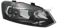 TYC VW POLO V 2009-2014 HEADLIGHT LEFT SIDE ELECTRIC WITHOUT MOTOR V-SYSTEM H4 - Front Headlight