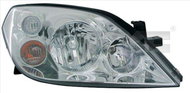 TYC NISSAN PRIMERA III 2002-NOW HEADLIGHT RIGHT SIDE ELECTRIC WITHOUT MOTOR H7 / H7 - Front Headlight