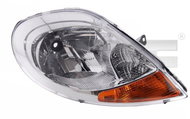 TYC NISSAN PRIMASTAR 2007-NOW HEADLIGHT LEFT SIDE ELECTRIC WITHOUT MOTOR CHROME / YELLOW - Front Headlight