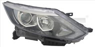 TYC NISSAN QUASHQUAI II 2013-2017 HEADLIGHT RIGHT SIDE ELECTRIC WITHOUT MOTOR WITH DAYTIME RUNNING L - Front Headlight
