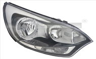 TYC KIA RIO III 2011-NOW HEADLIGHT LEFT SIDE ELECTRIC WITH DAYTIME RUNNING MOTOR H1 / H7 - Front Headlight