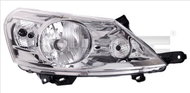 TYC FIAT SCUDO II 2007-NOW HEADLIGHT LEFT SIDE ELECTRIC WITH H4 MOTOR - Front Headlight