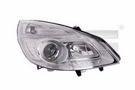 TYC RENAULT SCENIC II 2006-2010 HEADLIGHT RIGHT SIDE ELECTRIC WITH H1 / H7 MOTOR - Front Headlight