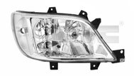 TYC MERCEDES SPRINTER 901-905 2002-2006 HEADLIGHT LEFT SIDE ELECTRIC WITHOUT MOTOR WITH FOG LIGHT - Front Headlight