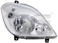 TYC MERCEDES SPRINTER 906 2006-2013 HEADLIGHT RIGHT SIDE ELECTRIC WITHOUT MOTOR WITH FOG LIGHT - Front Headlight
