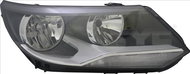 TYC VW TIGUAN I 2011-NOW HEADLIGHT RIGHT SIDE ELECTRIC WITH DAYTIME RUNNING MOTOR H7 / H - Front Headlight