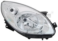 TYC RENAULT TWINGO II 2007-2011 HEADLAMP LEFT SIDE ELECTRIC WITHOUT MOTOR CHROME H4 - Front Headlight