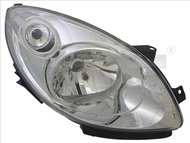 TYC RENAULT TWINGO II 2007-2011 HEADLAMP LEFT SIDE ELECTRIC WITHOUT MOTOR CHROME H4 - Front Headlight