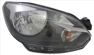 TYC VW UP I 2011-2016 HEADLIGHT ASSY LEFT SIDE ELECTRIC WITH MOTORCYCLE LIGHTING BLACK - Front Headlight