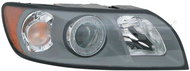TYC VOLVO V50 2003-2007 HEADLIGHT RIGHT SIDE ELECTRIC WITH MOTOR GRAY H7 / HB3 - Front Headlight