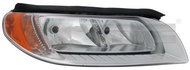 TYC VOLVO V70 III 2007-2013 HEADLIGHT LEFT SIDE ELECTRIC WITH CHROME MOTOR H7 / H9 - Front Headlight