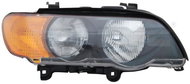 TYC BMW X5 E53 2000-2003 HEADLIGHT RIGHT SIDE ELECTRIC WITH MOTOR YELLOW H7 / HB3 - Front Headlight