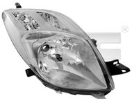 TYC TOYOTA YARIS II 2005-2009 HEADLIGHT RIGHT SIDE ELECTRIC WITHOUT MOTOR H4 - Front Headlight