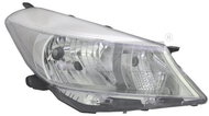 TYC TOYOTA YARIS III 2010-2014 HEADLIGHT LEFT SIDE ELECTRIC WITH CHROME MOTOR H4 - Front Headlight