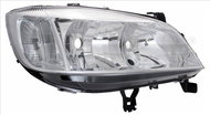 TYC OPEL ZAFIRA A 1999-2005 HEADLIGHT LEFT SIDE ELECTRIC WITHOUT MOTOR H7 / HB3 - Front Headlight