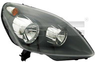 TYC OPEL ZAFIRA B 2005-2008 HEADLIGHT RIGHT SIDE ELECTRIC WITH MOTOR BLACK H1 / H7 - Front Headlight