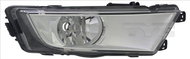 TYC SKODA OCTAVIA III 2012-2017 FOG LAMP RIGHT SIDE WITH CORNERING LAMP CHROME H8 - Front Fog Lamp