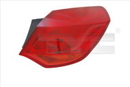 TYC OPEL ASTRA J 2009-2015 EXTERIOR TAIL LIGHT HB RIGHT SIDE RED - Taillight