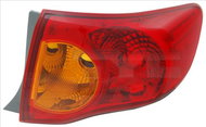 TYC TOYOTA COROLA X 2007-2010 EXTERIOR TAIL LIGHT SDN RIGHT SIDE - Taillight