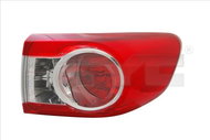 TYC TOYOTA COROLA X 2010-NOW EXTERIOR TAIL LIGHT LEFT SIDE - Taillight